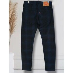 Levi’s 512 Slim Taper Blue Plaid Jeans Men’s W30 L32